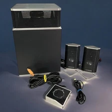 Altec Lansing FX4021 Amplified Speaker System Subwoofer 2 Speakers Control Pod