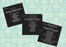 FEMALE COUNTRY 3 CDG KARAOKE DISCS DIXIE CHICKS SHANIA TWAIN REBA MCENTIRE lot