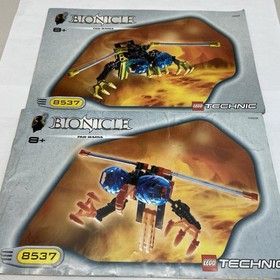 LEGO Bionicle Instructions Lot Manuals Only-8556 8537 8532 8592 8561 8565 8571