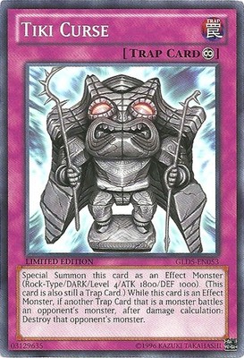 3 x Tiki Curse - GLD5-EN053 - Common - Limited Edition Near Mint, English YGO