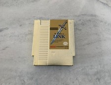 Zelda II The Adventure of Link (NES, 1988) Gold Cartridge Tested