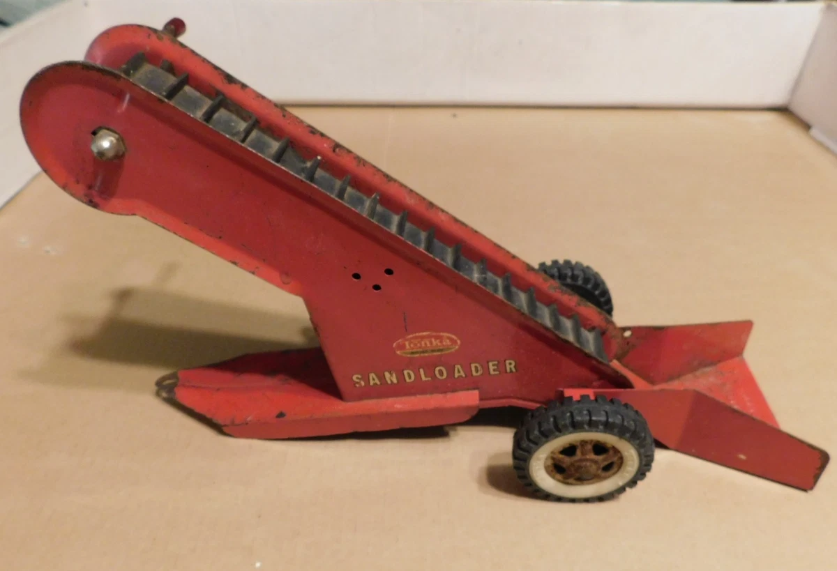 ミニカー Vintage PAY LOADER Construction Toy Red Loader Vintage Manufacture Diecast Construction Equipment for