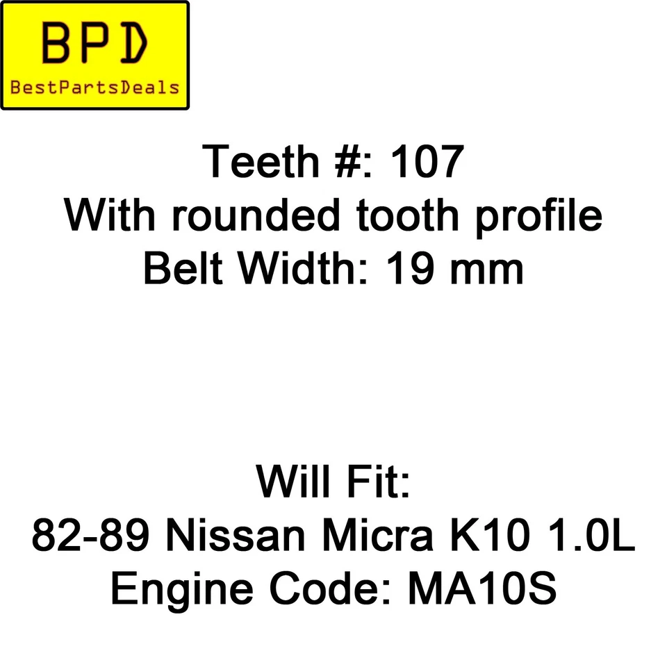 Kit de correa de distribución SKF genuina para 82-89 Nissan Micra K10 1,0 L VKMA 92401 Foto 3 de 4