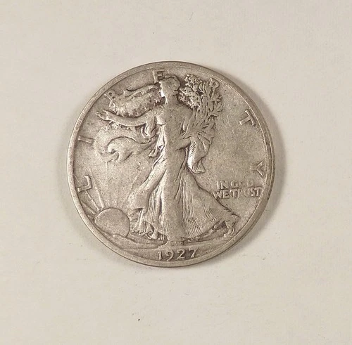 1927-S Walking Liberty Half Dollar, grades FN, For the Date Collector.