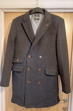 White Stuff Gentlemans Relish Long Winter Coat 58% Wool Size M Beautiful Quality