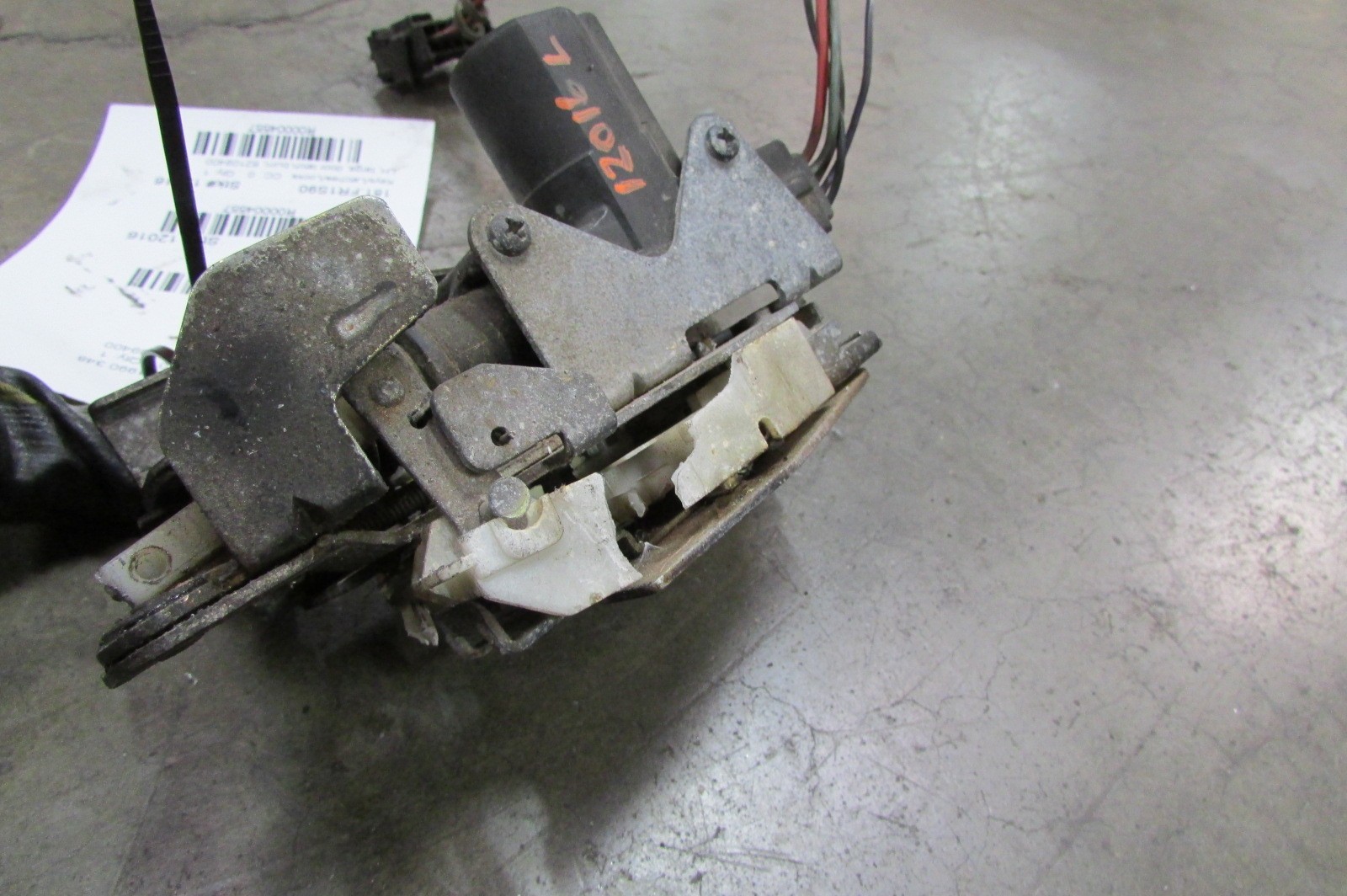 Ferrari 348 Targa LH, Left Door Lock Latch, Burned, P/N 62109400