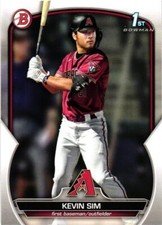 2023 Bowman Draft #BD-16 Kevin Sim