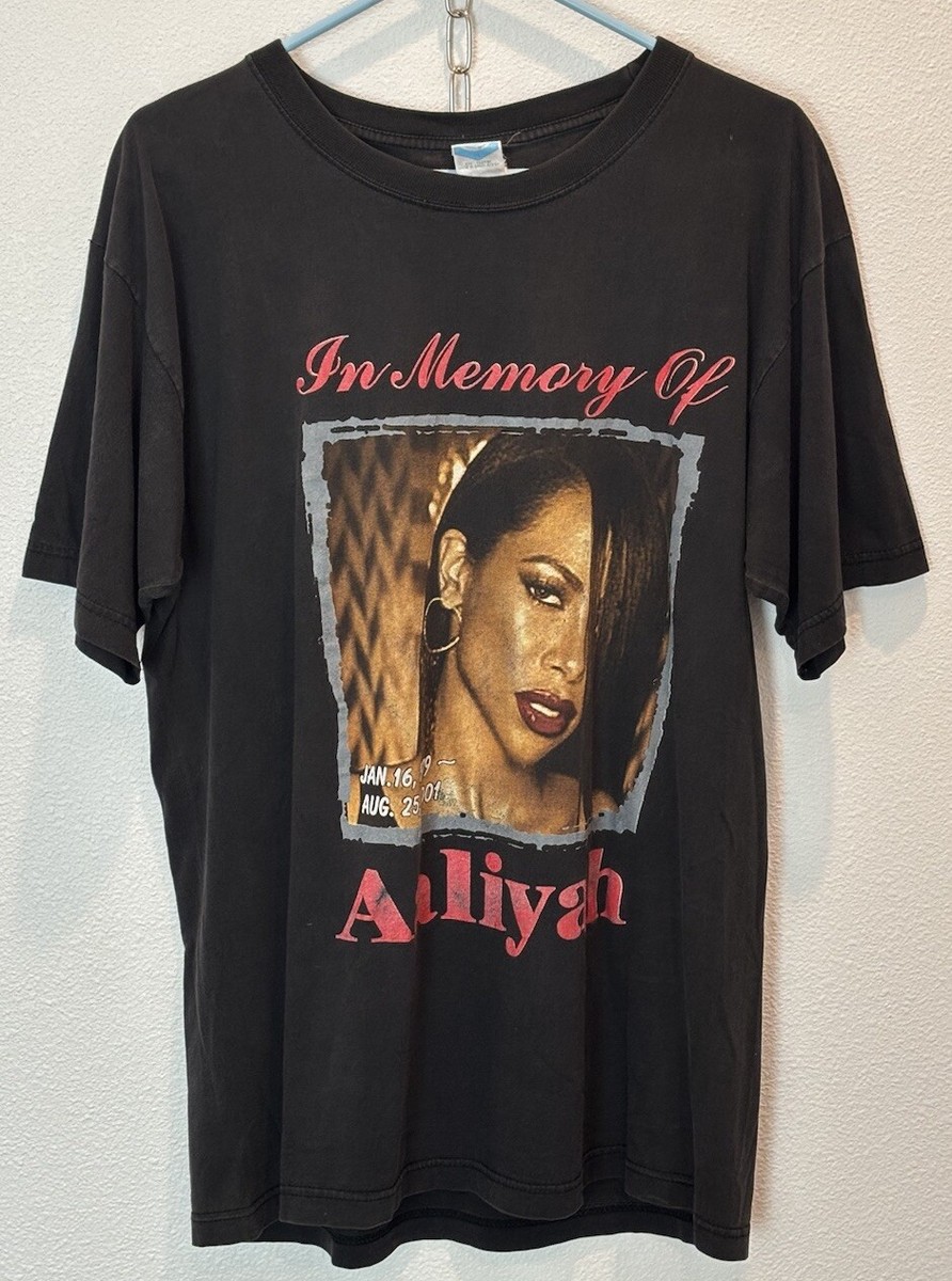 Vintage OG Aaliyah Try Again L Memorial Rap Shirt Hip hop Vintage OG Aaliyah Try Again L Memorial Rap Shirt Hip hop