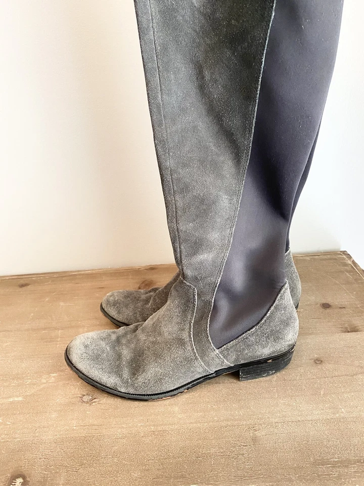 Botas de montar Corso Como hasta la rodilla gris talla 7 Foto 2 de 4