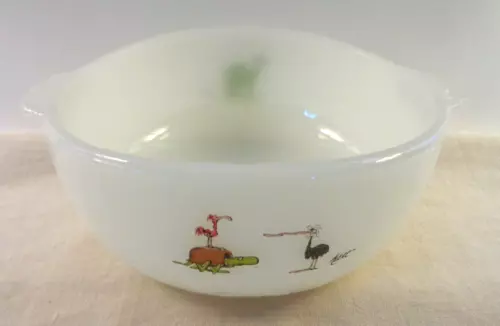 VINTAGE ANCHOR HOCKING “FIRE KING” BOWL-PICS BY JOHNNY HART-BC COMIC STRIP