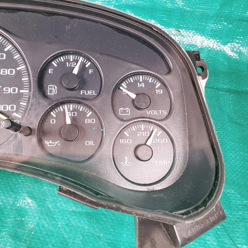 01 02 GMC Sierra Yukon Denali Instrument Cluster 16252295 Trans Temp Gauge - Picture 7 of 10