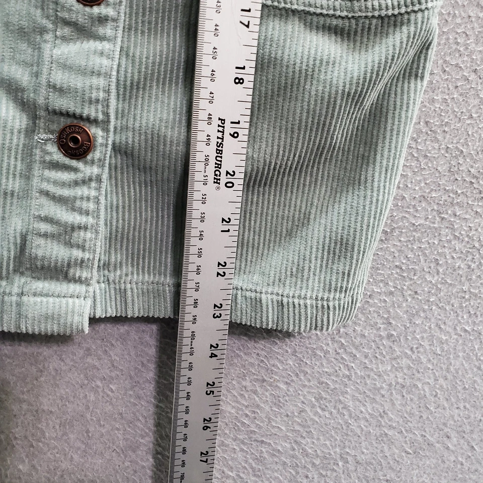 Vestido de niña Oshkosh 10 monos de pana verde nuevo con etiquetas Foto 2 de 4