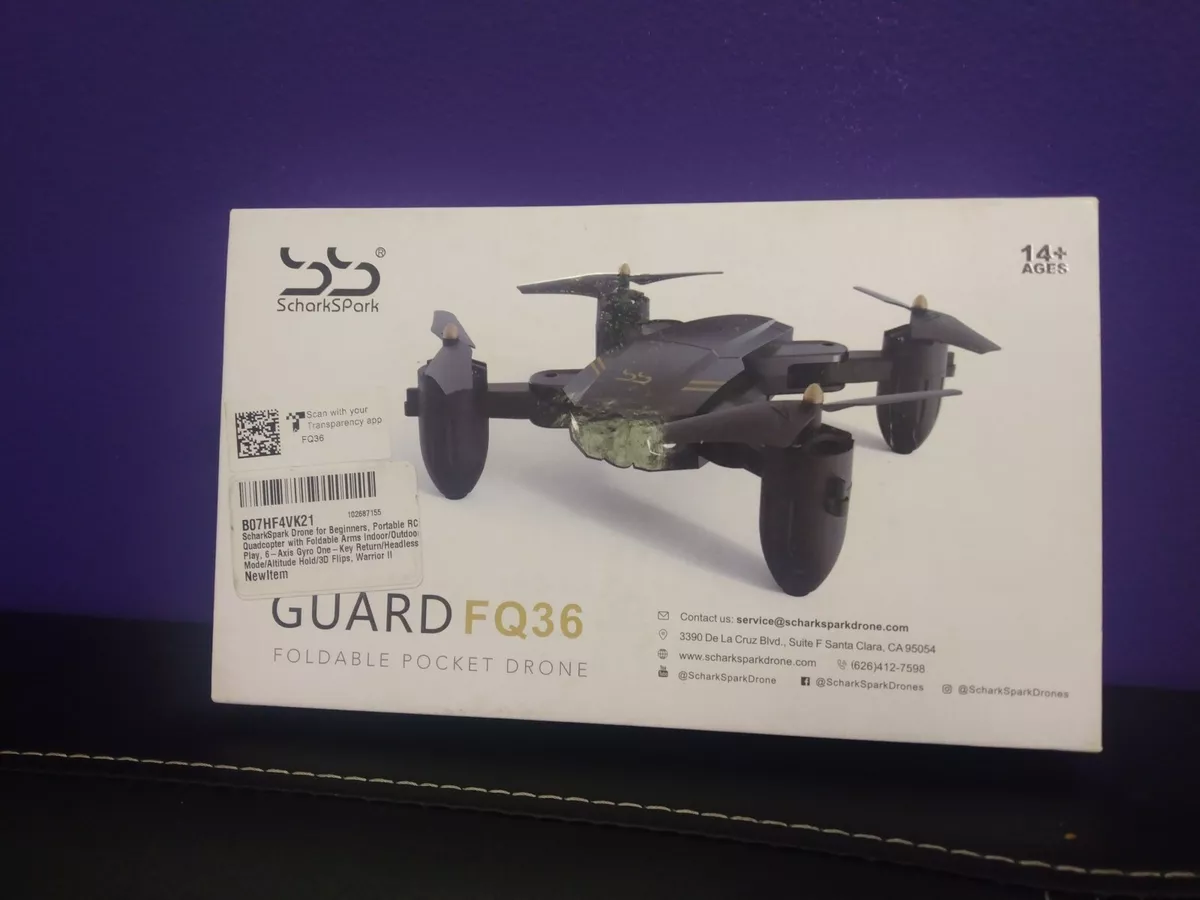 ScharkSpark Guard FQ 36 Foldable Pocket Drone eBay