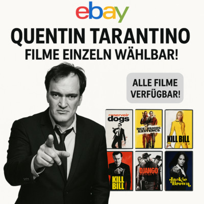 Quentin Tarantino - Auswahl der Filme auf DVD - Multirabatt