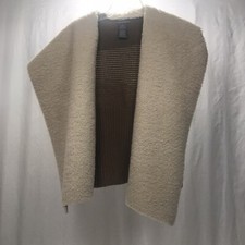 Chelsea & Theodore Faux Fur Shearling Vest Sz L