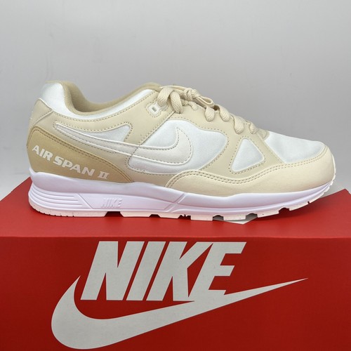 Nike Air Span 2 Cream Smooth Casual Lifestyle Sneakers NEW Men's Size 10 - Picture 2 of 9