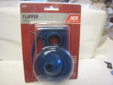 ACE TOILET BLUE FLAPPER, CHEMICAL RESISTANT 43749