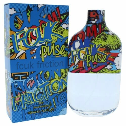 Fcuk Friction Pulse de French Connection 3,4 OZ Edt Spray para Hombres Nuevo Foto 2 de 2