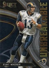 Kurt Warner 2020 Select Football - Unbreakable #U11 - St. Louis Rams