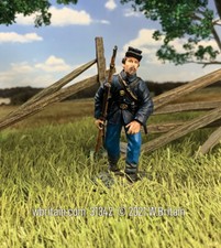 W.Britain 31342 Federal in Sack Coat and Kepi Advancing Britains