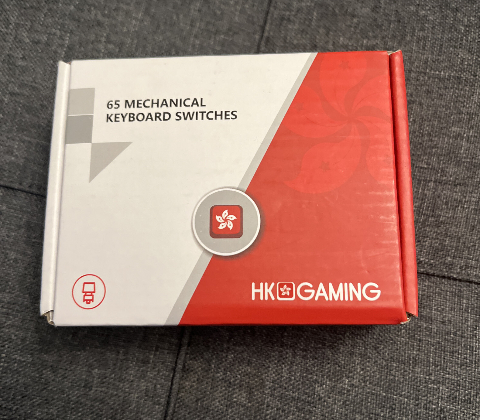 HK Gaming Mechanical Keyboard Switches 65 Yellow-image