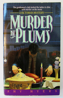 Amy Myers-Murder At Plum's-A Victorian Mystery Paperback Book