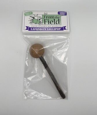 From The Field Catnip Cork Ball Dental Stick Organic Lafonda's Lollipop USA Made