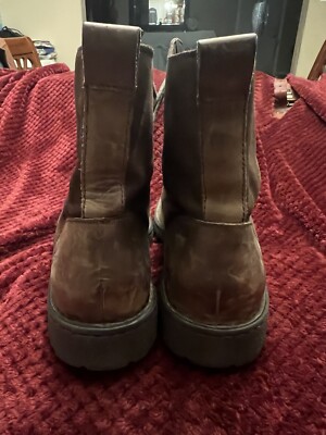 Born Sean Lace-Up Boots, Grey Leather, Men display picture 3