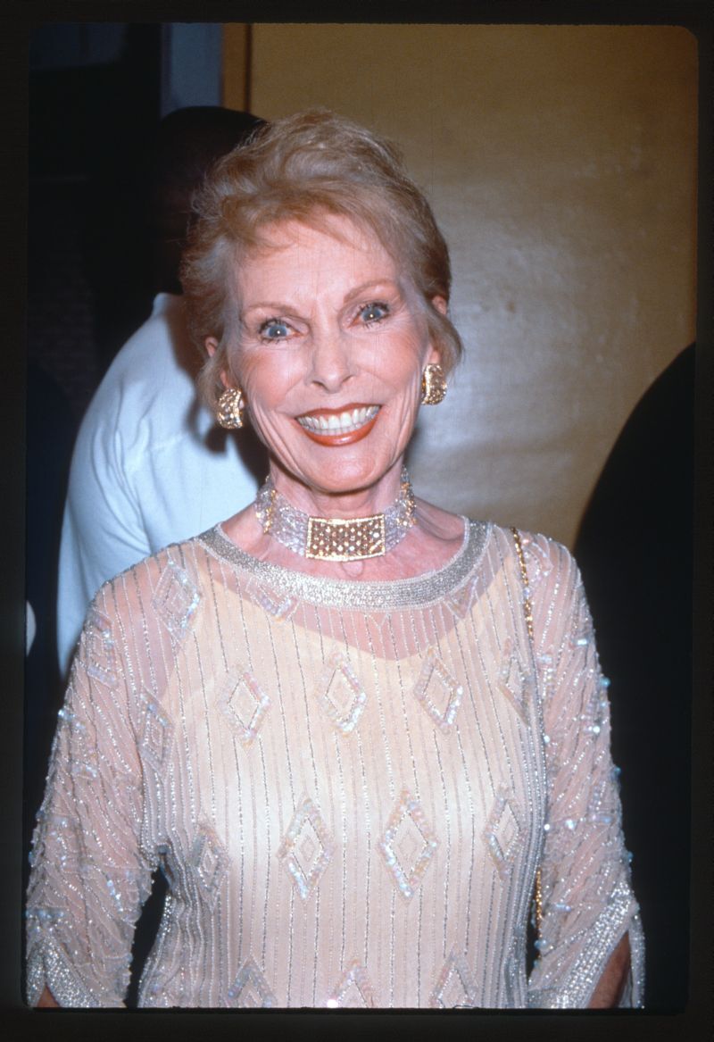 1993 JANET LEIGH Live Candid Original 35mm Slide Transparency