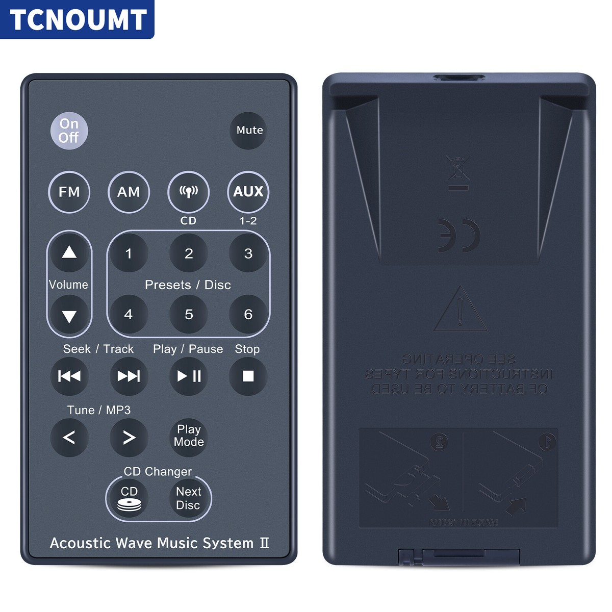 Replacement Remote Control For Bose Acoustic Wave Music