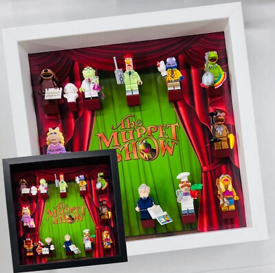 Displayrahmen für LEGO  Muppets Minifiguren - 71033 27cm 25cm Multi Choice