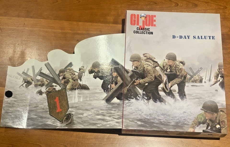 Hasbro GI Joe 12" Classic Collection D-Day Salute AA Ethnic Version 1997 Mint - Image 3 of 4