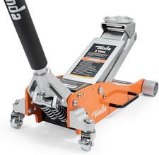 Floor Jack, 3 Ton Aluminum and Steel Low Profile Hydraulic Car Jack with Dual Pu