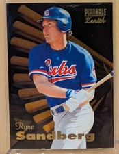 1996 Pinnacle ZENITH #16 Ryne Sandberg Chicago Cubs HOF RARE GOLD FOIL PREMIUM