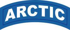 4" ARTIC TAB BLUE SERVICE STICKER DECAL BUMPER STICKER USA MADE