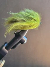 2 Flies,  Size 6,  OLIVE MARABOU ZONKER  Streamer Streamers Fly Fishing