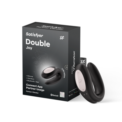 Satisfyer Double Joy Couples Vibrator with App Control - U-Shape Sex Toy