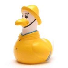 Badeente Fiete Fischer Quietsche-Möwe Quietscheente Gummiente Quietscheentchen