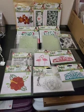 Crafters Companion Signature Collection Tropical Collection Lot of 16