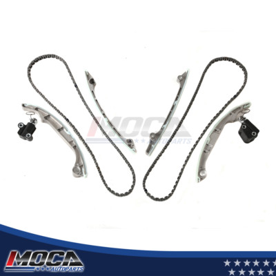Timing Chain Kit Fit 04-10 Nissan Armada Pathfinder Infiniti QX56 5.6 VK56D DOHC