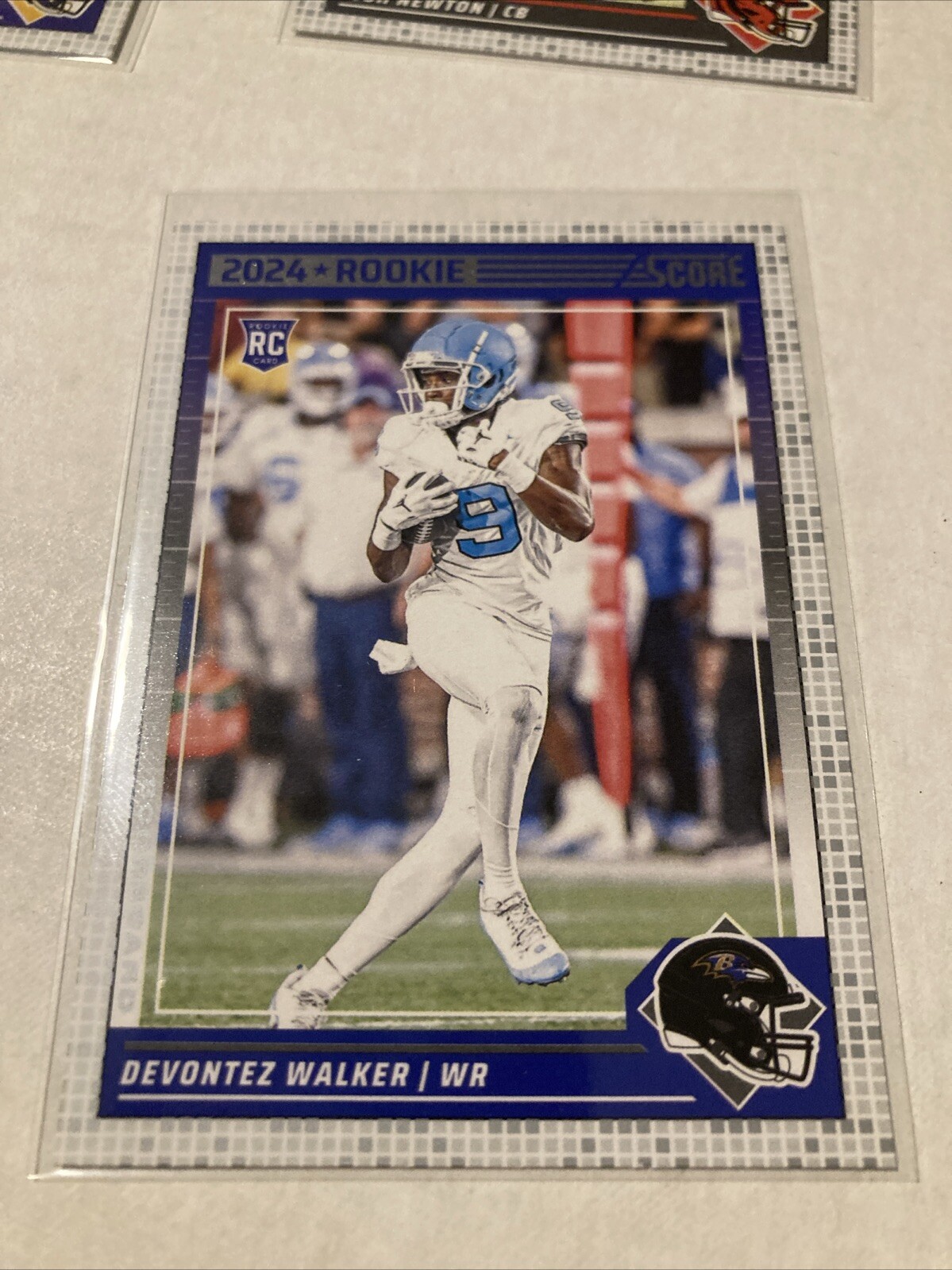 2024 Score Football Hobby Scorecard Parallel #352 Devontez Walker Rc Ravens