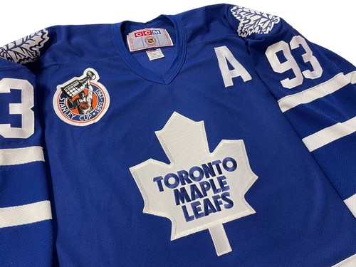 DOUG GILMOUR SIGNED 1993 CCM TORONTO MAPLE LEAFS JERSEY PSA/DNA COA LARGE - Picture 4 of 6