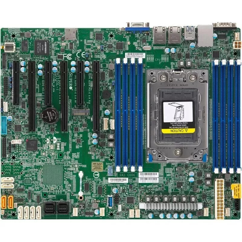 Supermicro H11SSL-i EPYC 7K62 48コア96スレッド Supermicro H11SSL-i SP3 Motherboard + AMD EPYC 7K62 48 Core CPU