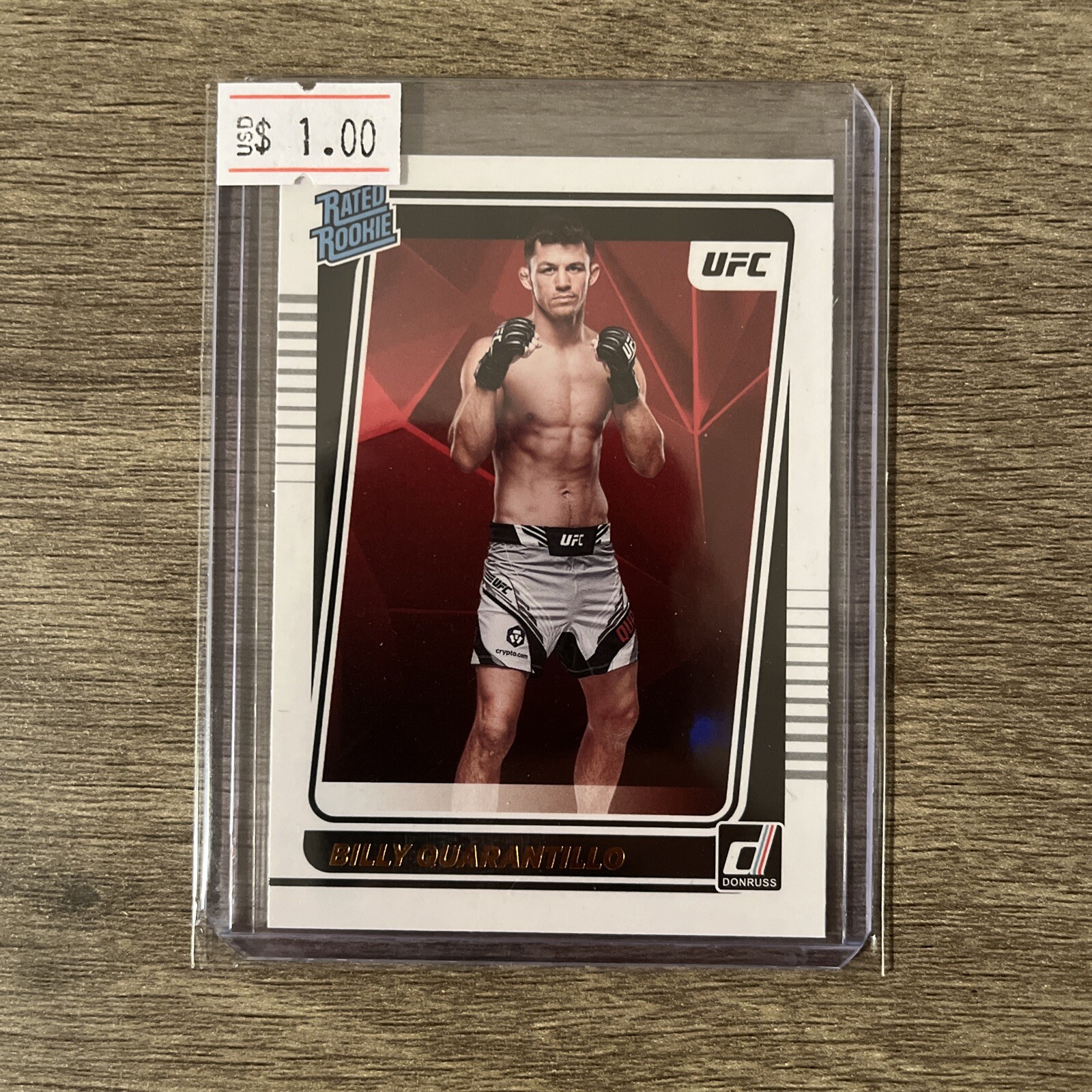 Billy Quarantillo  UFC 2022 Panini Donruss Rated Rookie #201