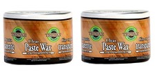 2 Trewax Clear Paste Wax Clear Floor Wax Brazilian Carnauba Non-Slip 12.35 oz.