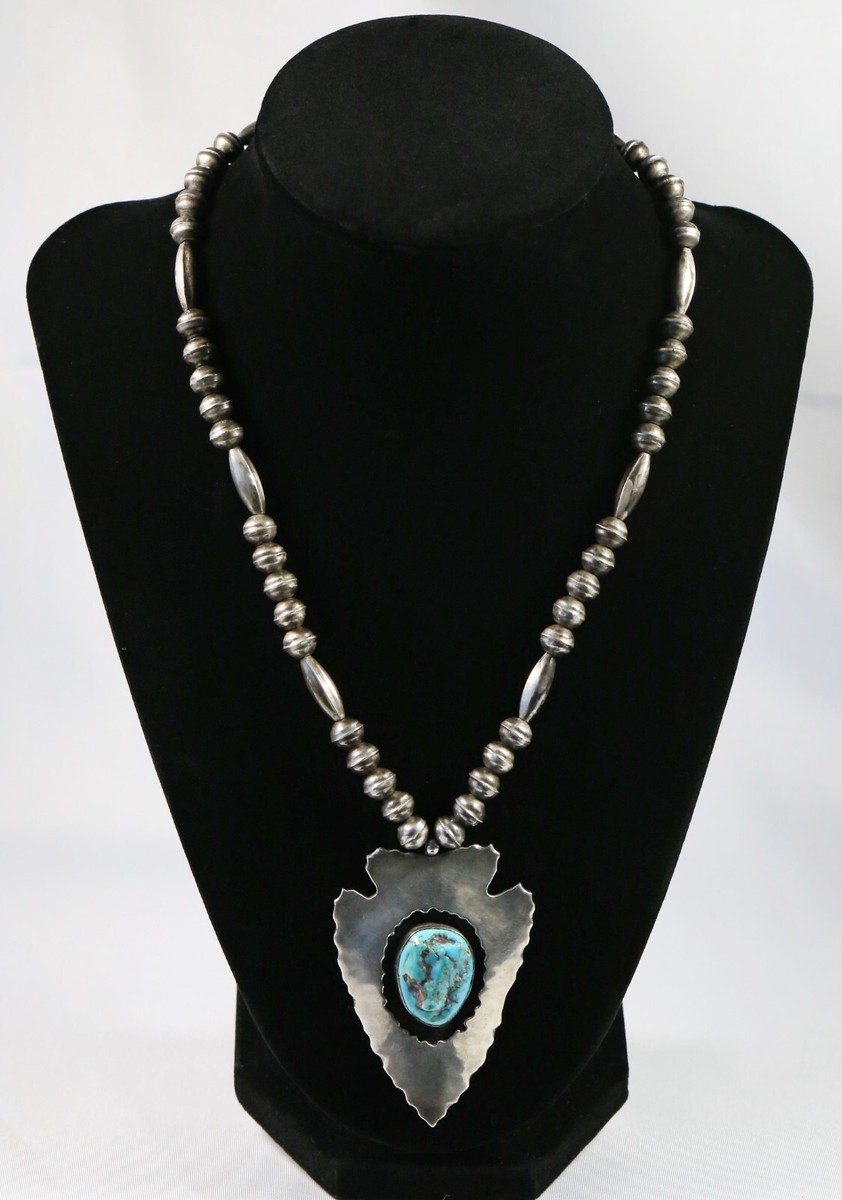 Signed Vintage Navajo George B Clark Sterling Silver Signed Vintage Navajo George B Clark Sterling Silver