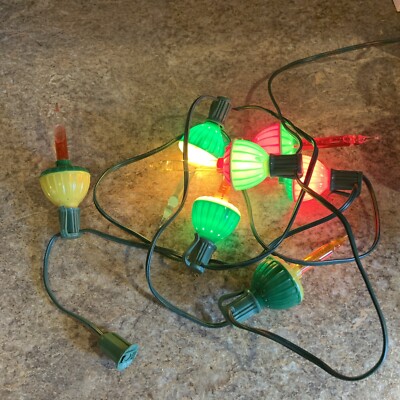 1950 s Christmas Lights Tulip C-7 String