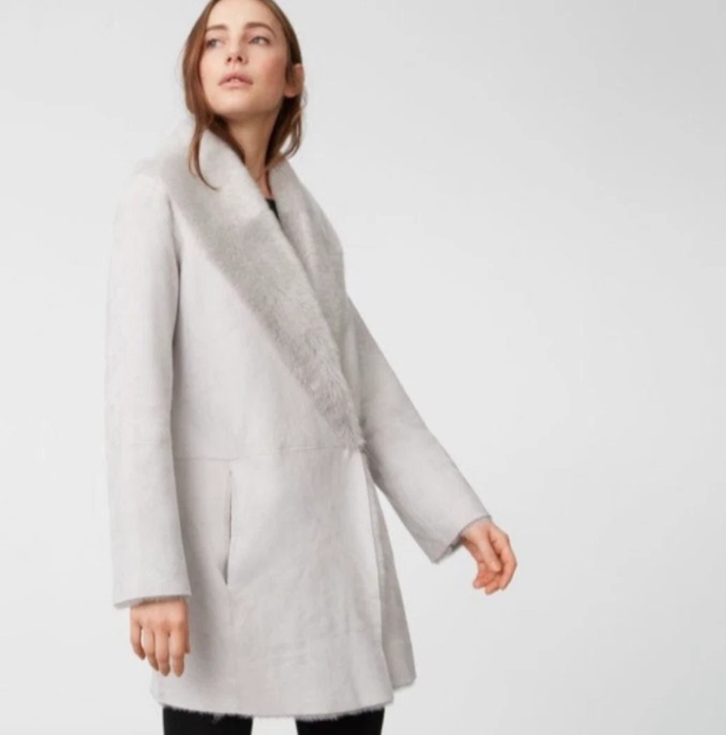 Club monaco shearling jacket sale