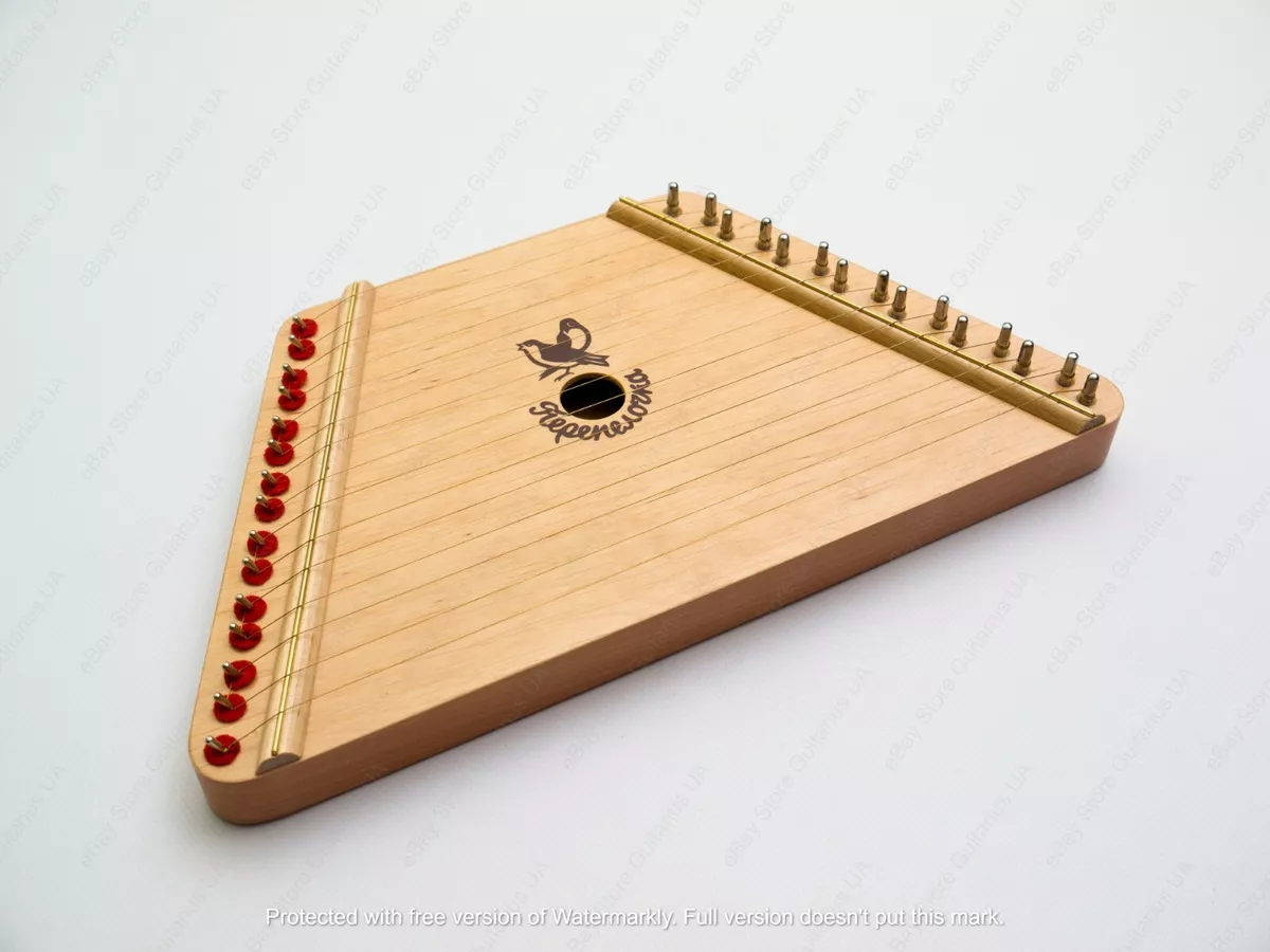NEW Zither Perepelochka Quail Lap Harp Dulcimer Nepenenoyka 8 songs Key