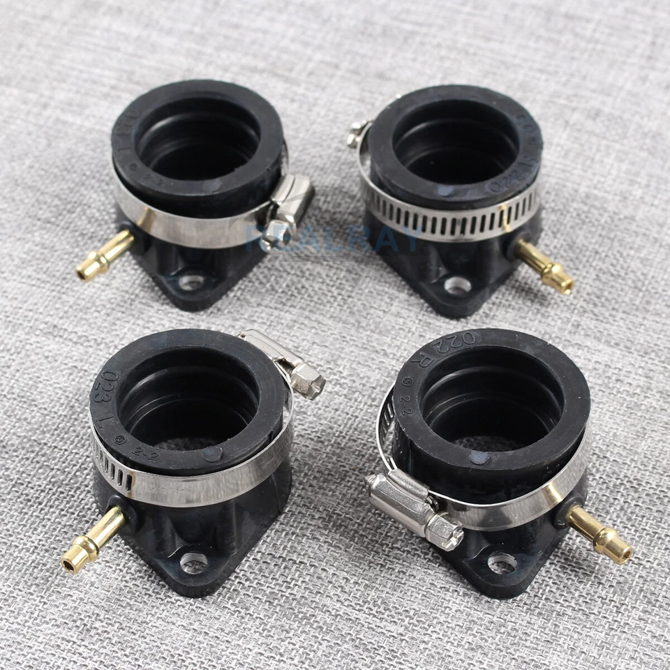 4pcs New Intake Manifold Boots for 1973-1980 Kawasaki Carburetor Z1 KZ900 KZ1000 - Image 4 of 4